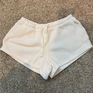 Women's White Casual Shorts